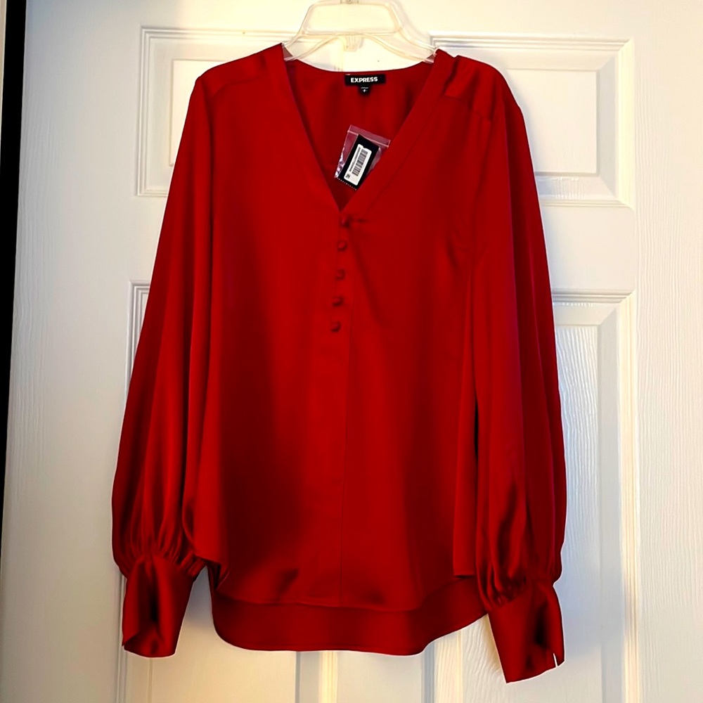Express Red Blouse